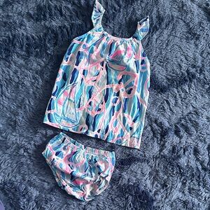 Lilly Pulitzer Vibrant Blue and Pink Set